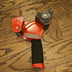 Scotch Packing Tape Dispenser In Red and Black